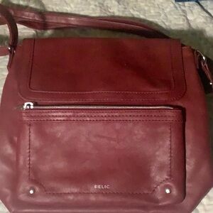 Relic Burgundy Cross Body Bag